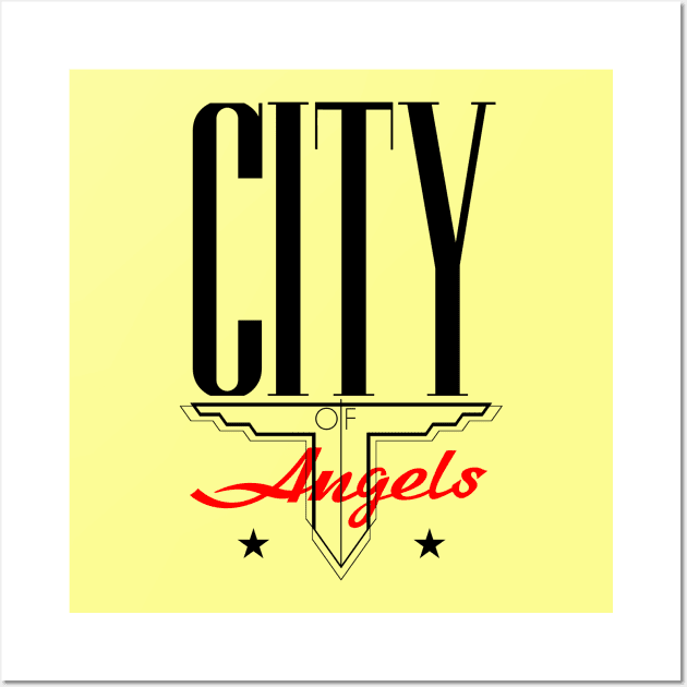 City of Angels Flyer Wall Art by Stupiditee